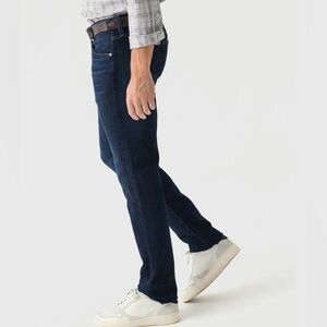 Adriano Goldschmied Mens Straight Leg Jeans Dark wash Stretch denim Size 36 X 34